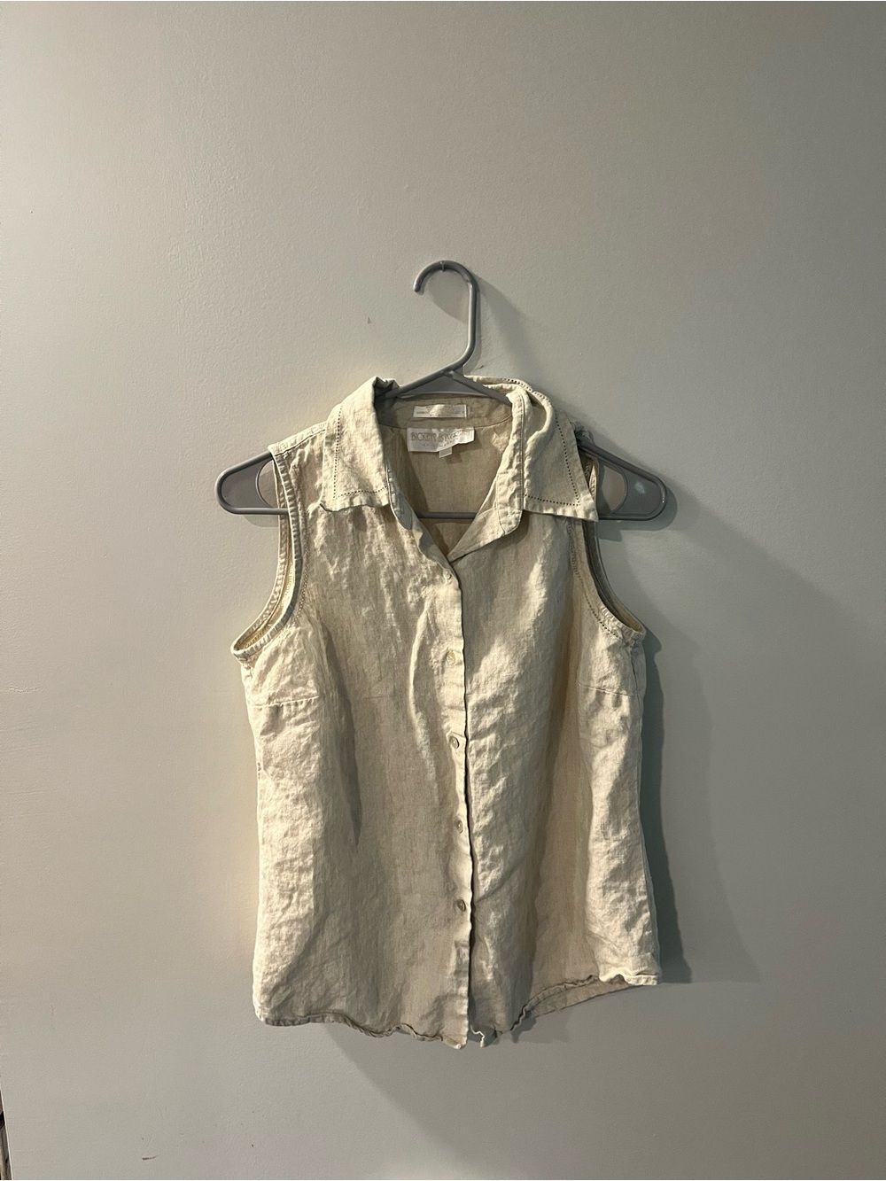 Vintage 90s Bickett & Ingrish 100% Linen Shirt